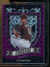 2021 Panini Chronicles Yu Darvish Crusade Purple Velocity San Diego Padres #7
