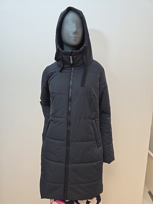 Elkline Damen Herbst Winter Stepp Mantel Comfort Gr. 36 Black Leichtgewicht