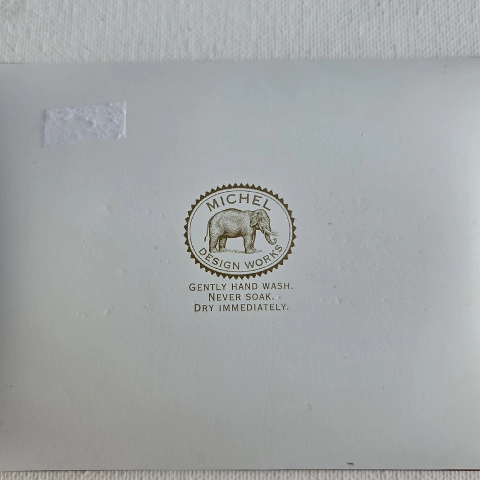 Розовое стеклянное мыльное блюдо для безделушек Michel Design Works с цветочным рисунком королевской розы 5,75 дюйма БЕЗ КОРОБКИ - Изображение 4 из 4