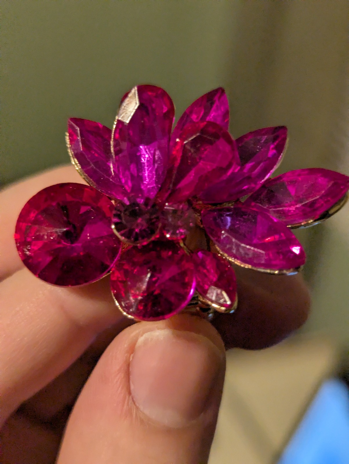 Fuchsia stretch Ring - image 10