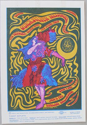 Family Dog Postcard FD 42 Avalon, '67 Quicksilver, Steve Miller