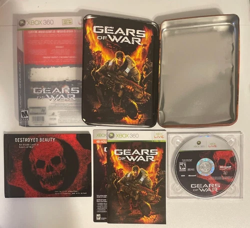 Gears of War: Limited Collector's Edition (Microsoft Xbox 360, 2006) No Bonus CD