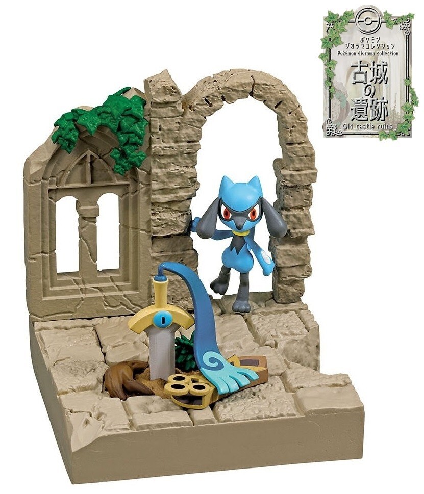 RE-MENT Pokemon Diorama Collection Old Castle Ruins Mini Figure