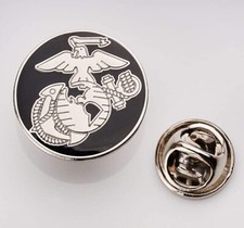 Marine Corps Black EGA Lapel Pin