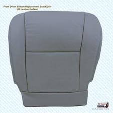 2005-2007 Fits Toyota Sequoia Genuine Leather Driver Bottom Seat Cover Gray