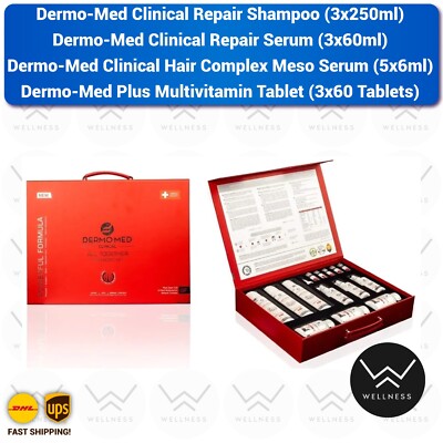 Dermomed Clinical 4 Months Anti Hair Loss, After Hair Transplant Advanced Set