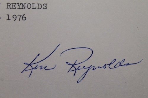 Ken Reynolds Padres Phillies Brewers Cardinals Autograph 3x5 Index Card JSA 17D - Picture 3 of 4