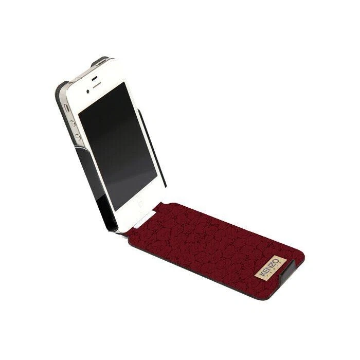 ETUI OFFICIEL A RABAT iPHONE 5 5S SE KENZO NOIR TEXTURE GLOSSY (TPU) - Photo 3/3