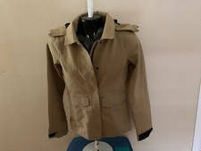 NOBLE EQUINE - Women’s Rain Jacket size S polyester elastane kahki color