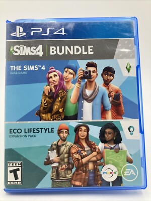 Sims Bundle Plus Cats Dogs Bundle Sony PlayStation PS4 Game  14633375374|