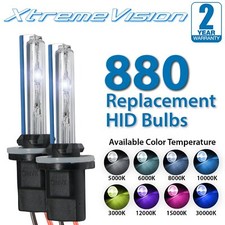 Xtremevision 880 Hid Xenon Replacement Bulbs - 4300k 5000k 6000k 8000k 10000k