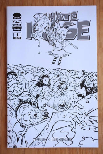 I Hate Fairyland #1 Walking Dead Sketch Variant "NM+ MINT" 2017 Skottie Young
