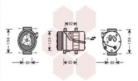 Kompressor Klimaanlage Klimakompressor Passend FüR Volvo XC90 I 275 S80 TS XY