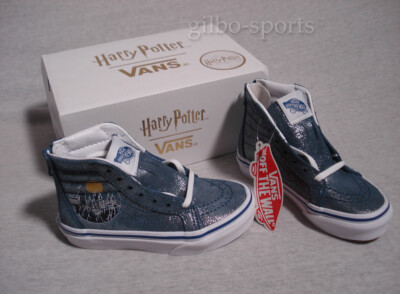 Vans SK8-HI Zip Harry Potter Kinderschuhe Blue Metallic Größe 27 27,5 - 16,5 cm