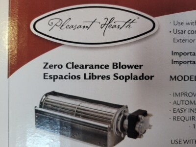 Pleasant Hearth ZCB100 Circulating Blower for Zero Clearance Vent