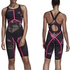 Adidas Adizero XVIII Freestyle Open Back Swimsuit - Women's Size 18" NEW