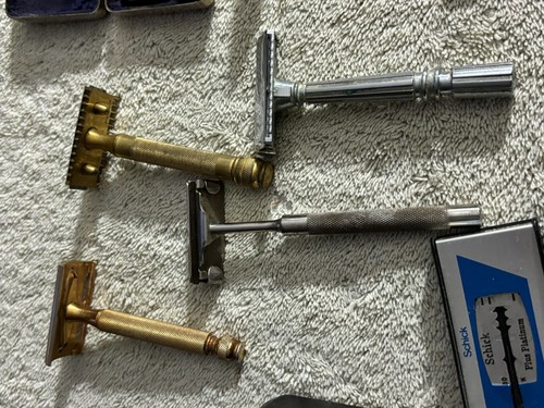 Vintage Gillette Safety Razor Lot Ever-Ready Schick Gem Huge Lot U.S. Government - Picture 16 of 19