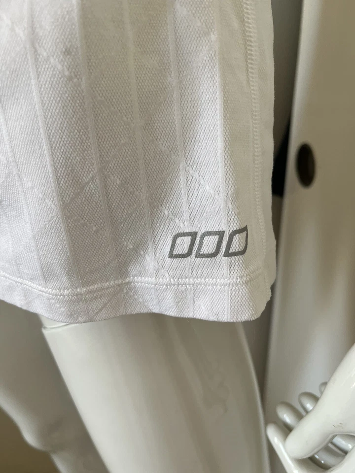 LORNA JANE яркий оптический белый спортивная спина фитнес йога Майка Sz M - Изображение 3 из 4