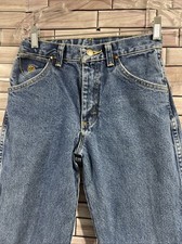 wrangler jeans boys 16 slim adjusted waist blue bootcut western cowboy rodeo