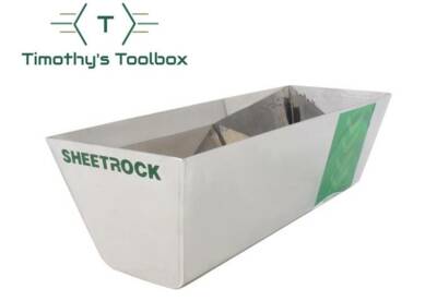 USG Sheetrock Classic Stainless Steel Mud Pan 10''