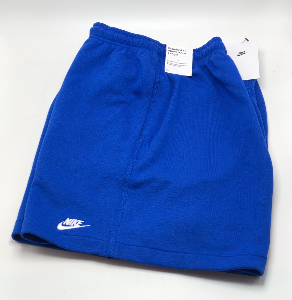 NEW* Men's NIKE CLUB FRENCH TERRY FLOW SHORTS ROYAL (FN3520