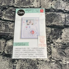 Sizzix Impresslits Instant Camera Die and Embossing Folder Set 663631