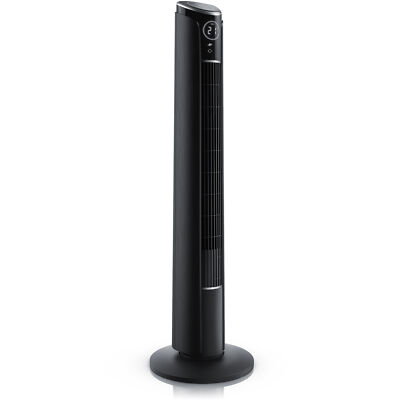 Brandson Turmventilator mit Fernbedienung LED-Display & Oszillation schwarz