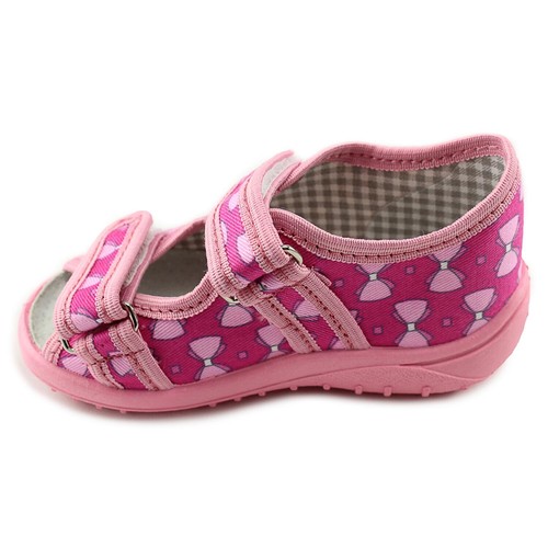 Nazo Girls Canvas Open Toe Sandals with Leather Innersole - Picture 3 of 8