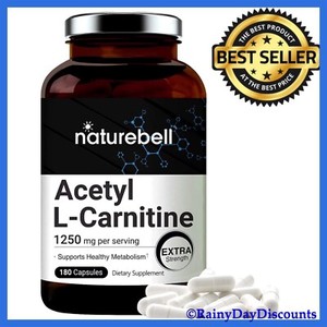 Details About Maximum Strength Acetyl L Carnitine 1250mg Metabolism Weight Loss 180 Capsules Details About Maximum Strength Acetyl L Carnitine 1250mg Metabolism Weight Loss 180 Capsules