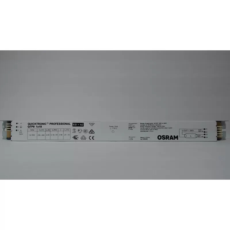 Osram alimentatore elettron  qtp8 1x18w 230-240v qtp81x18