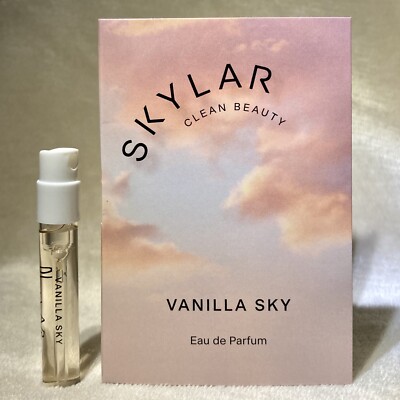Skylar Vanilla Sky Eau de Parfum EDP Sample Spray .05oz, 1.5ml New in Card