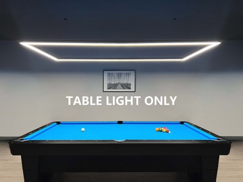 8FT Modern Pool Table Lighting - Perimeter LED Billiard Lights | eBay
