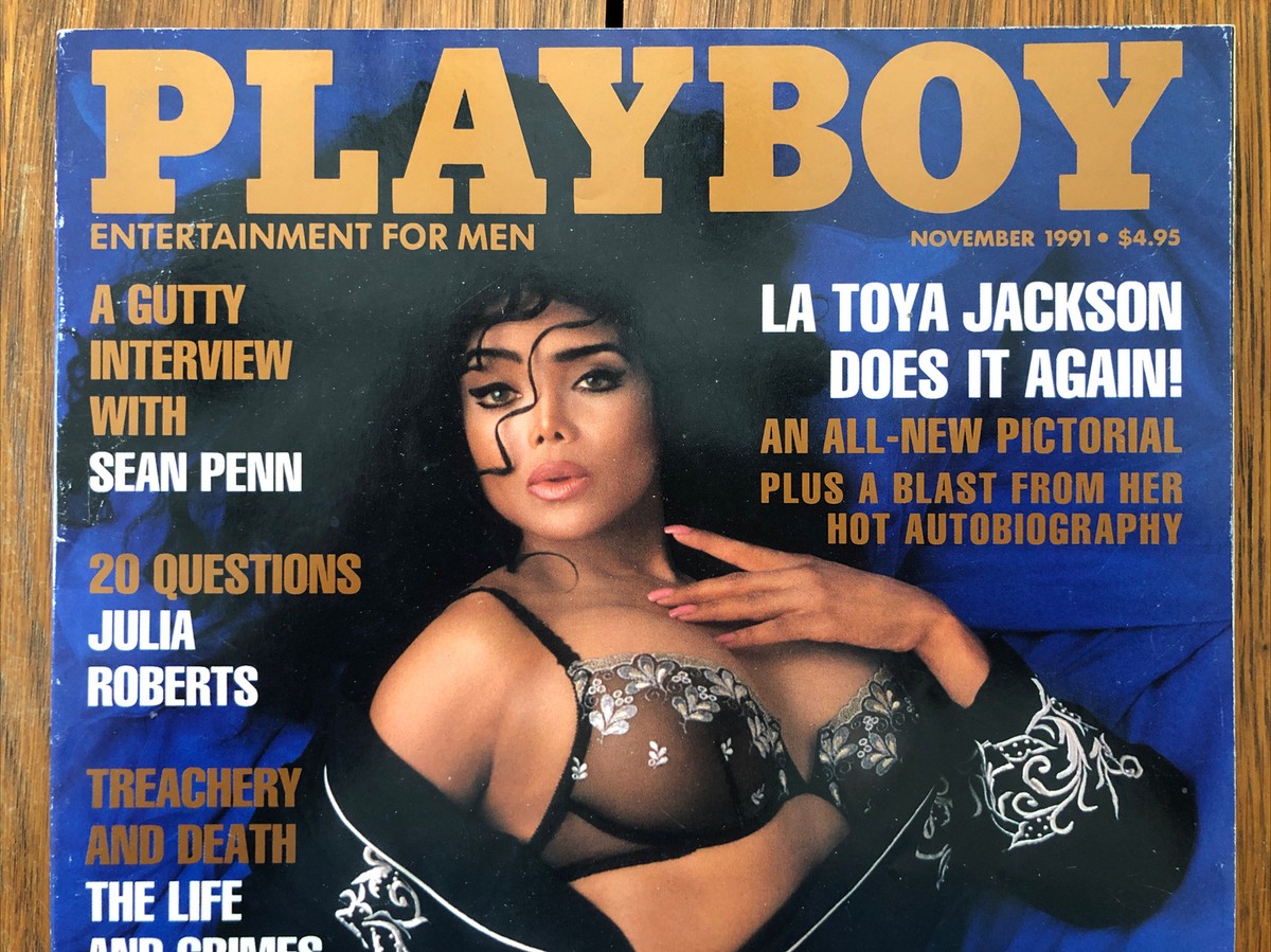 PLAYBOY Nov 1991 La Toya Jackson pictorial, Julia Roberts 20Q