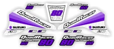 Purple Whi LT80 Quadracer Graphics Lt 80 Decals Stickers Quad Atv Quadsport girl