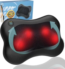 Shiatsu Back and Neck Massager with Heat - 3D Kneading Deep Tissue Electric Mass