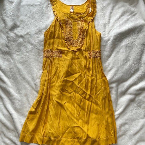 Maeve Anthropologie Mustard Yellow 