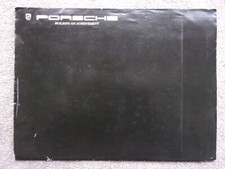 PORSCHE RANGE orig 1986 UK Mkt Large Sales Brochure - 924 944 911 Turbo 928 959
