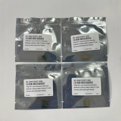 TN328 TN330 Chip for Konica Minolta Bizhub C250i, C300i, C360i, C7130i, ADC309