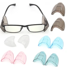 1pair Side Shields Safety Glasses Shield For Eye Glasses Slip On Universal