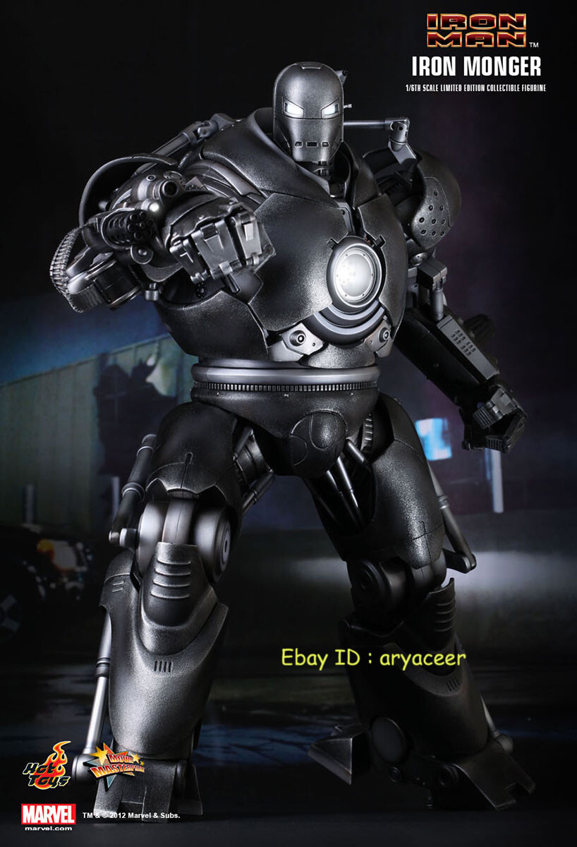 Hot Toys MMS164 Iron Man Iron Monger 1/6 Action Figure Model In