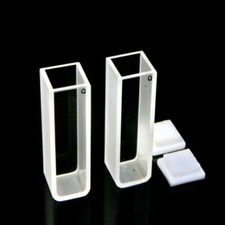 Juego de 2 cubetas de cuarzo de 10 mm cubeta celda espectrómetro celdas cubetas