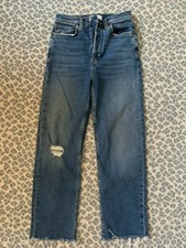 Re/DONE Redone Originals High Rise Cropped Jeans Size 25