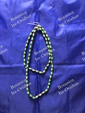Collar Ileke Eleke de Orula Orunmila tradicional Nigeria yoruba santeria orula