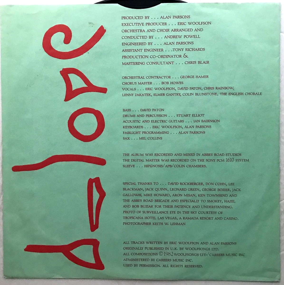 THE ALAN PARSONS PROJECT 