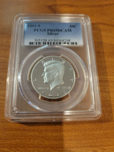 US Half Dollar Proof Silver 2011-S PCGS PR 69 DCAM