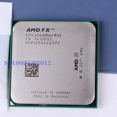   FX-4300 3.8 GHz Quad-Core FD4300WMW4MHK Socket AM3/AM3+ Processor  CPU *hh