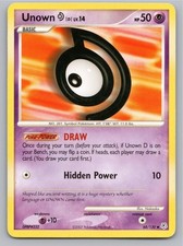 2007 POKEMON UNOWN [D] DIAMOND & PEARL 68/130 UC LP A70088 FREE S&H on eBay