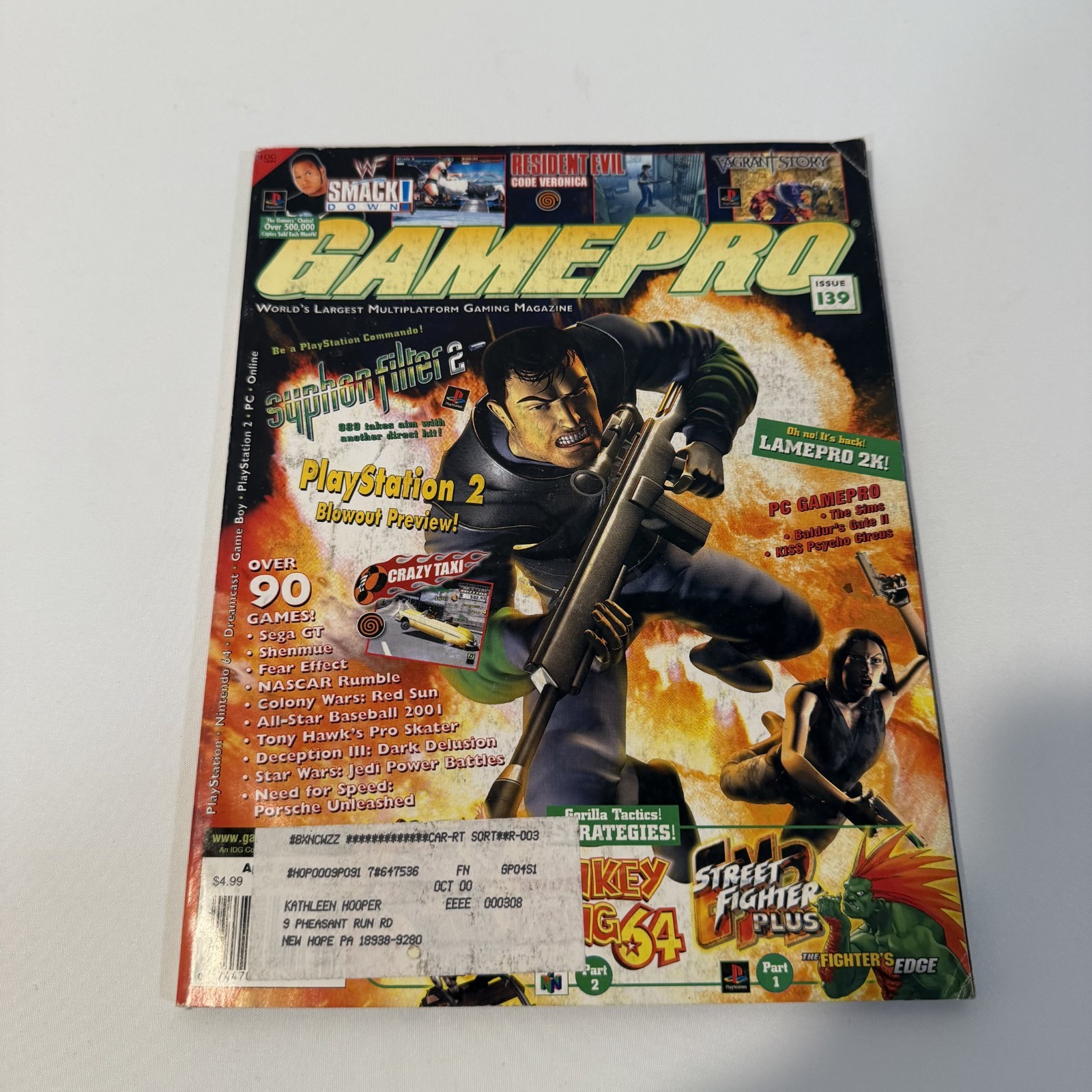 GamePro Issue 139 Syphon Filter 2 April 2000 Magazine Retro Gaming Guide