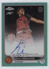 2022 Topps Chrome OTE Overtime Elite Aqua Refractor /99 Jahki Howard Auto 1f0y