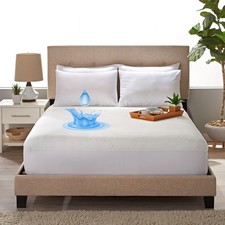 Tencel Eucalyptus Waterproof Mattress Protector - 100 Waterproof, Ultra Soft...